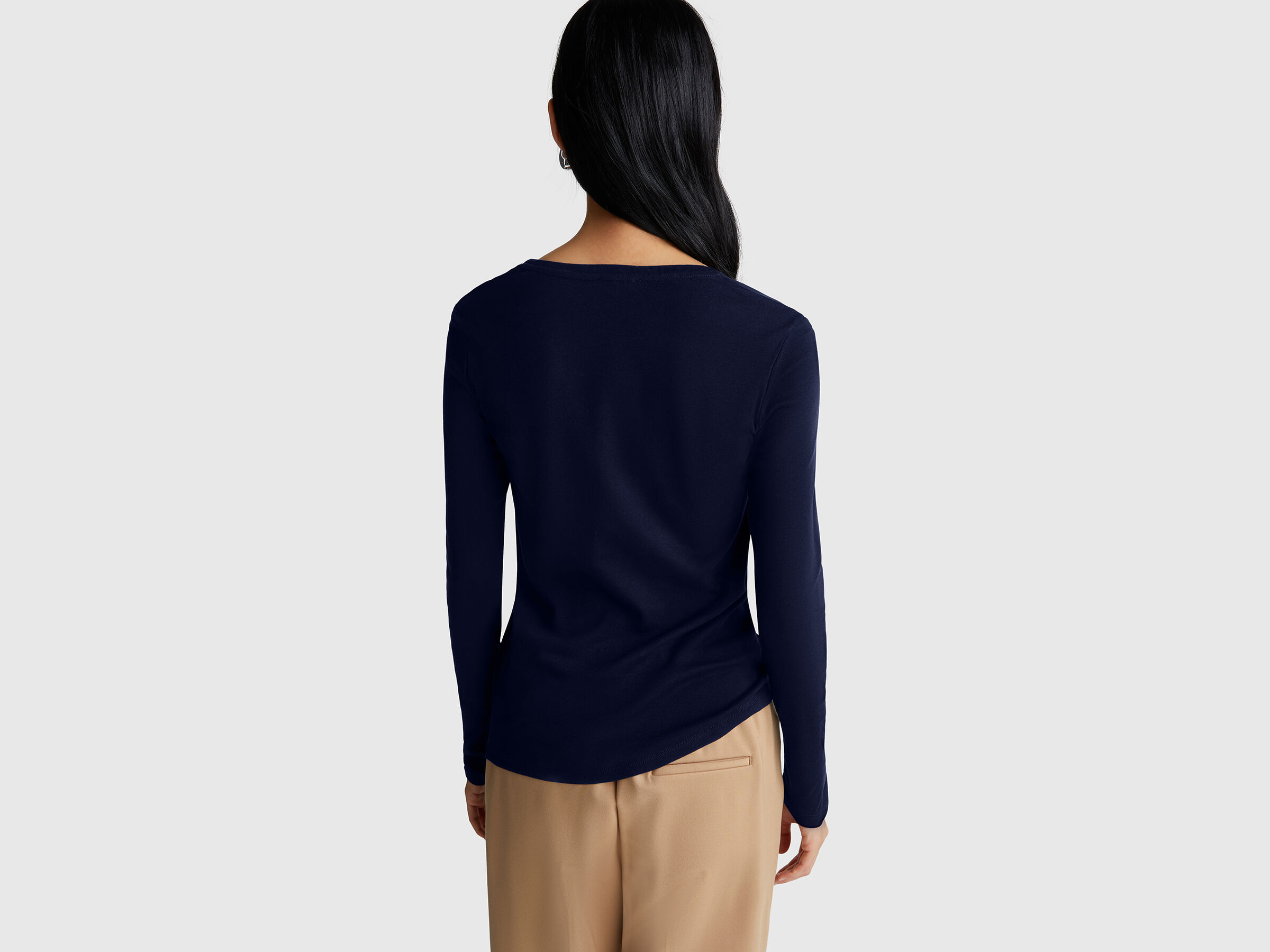T-SHIRT L/S Damen image number 2